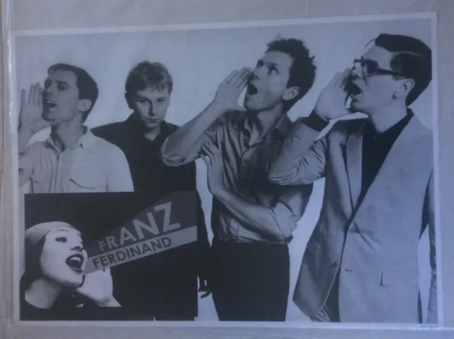 Franz Ferdinand Vintage Pop Rock Promo Music Poster Memorabilia