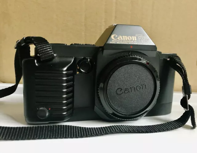 Canon T70 Spiegelreflexkamera inkl. Tragegurt Vintagekamera Analogkamera T-Serie