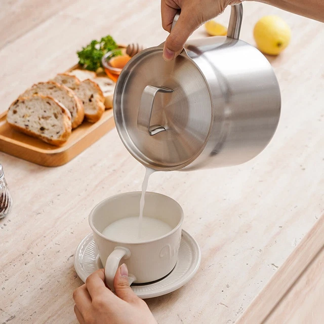Récipient à Huile 2L En Inox - Avec Filtre Et Couvercle - Pour Filtration Et Stockage Huile De Friture