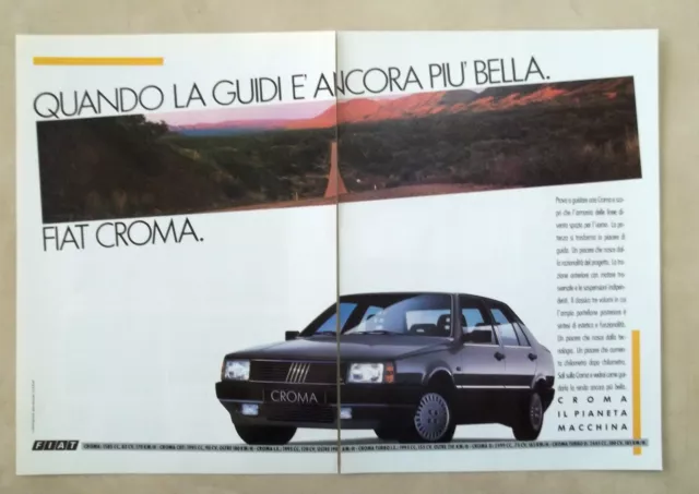 D405 - Advertising Pubblicità - 1988 - FIAT CROMA