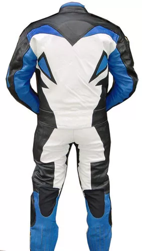 Mens A Grade Leather Motorcycle 2PC Suit Motorbike Rider Racing Armour Sports AB