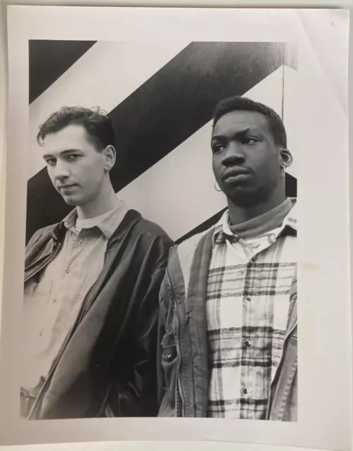 THE DYNAMIC GUV'NORS 1980s ACID HOUSE BREAKBEAT RAVE HIP HOP Black & White Photo