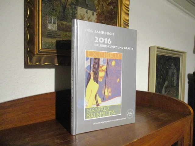 DEG Jahrbuch 2016 EXLIBRIS+KUNST+GRAFIK Bibliophilie BUCHKUNST Bookplate