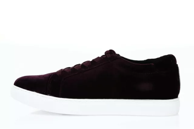 Kenneth Cole Marlow Metatarsal Wine Velvet Women's sneakers sz 8.5 M 2