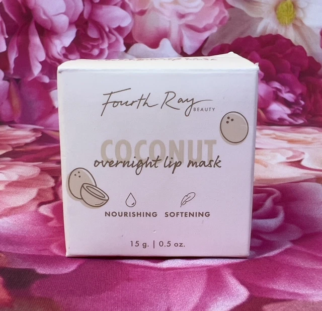 NEW IN BOX - FOURTH RAY BEAUTY Overnight Lip Mask COCONUT - Full Size
