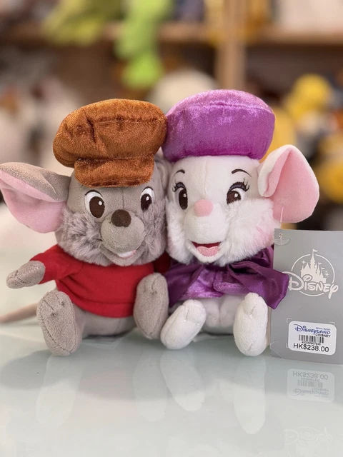 THE RESCUERS BERNARD And Miss Bianca plush Disney soft toy teddy doll ...