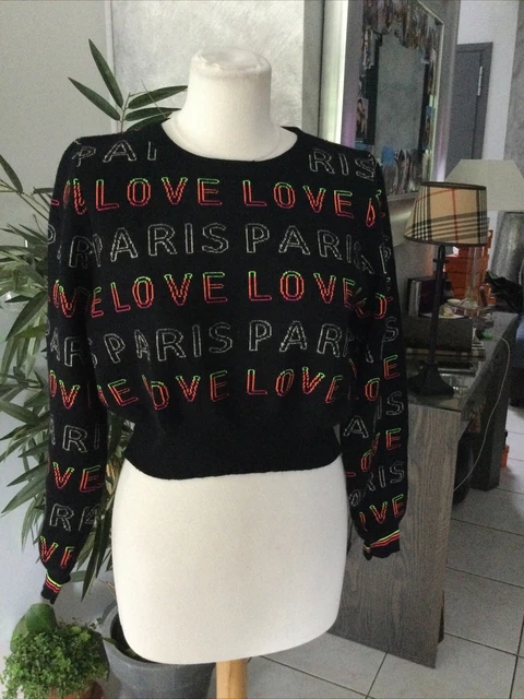 Sweat Eleven Paris Taille M 'Life Is A Joke' Et 'Kanye Is My Homie', Noir, Occasion Très Bon état