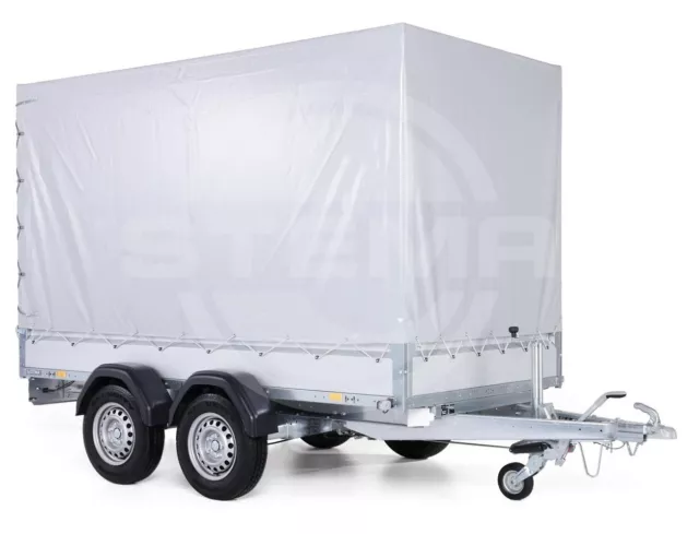 STEMA STL 2000Kg 301x153x180cm Plane Spriegel Kasten Tieflader Pkw Anhänger STEMA STL 2000Kg 301x153x180cm Plane Spriegel Kasten Tieflader Pkw Anhänger