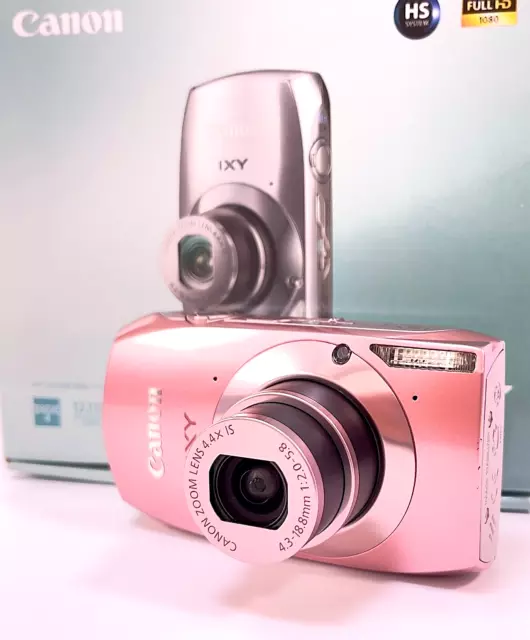 [Mint] Canon IXY 32S Digital Camera 12.1MP Pink 4.4x optical zoom w/ Box Japan