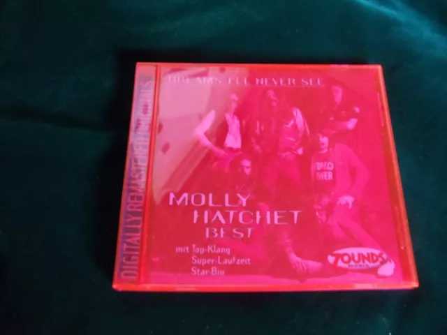 molly hatchet - zounds - best of - audiophil cd - leichte ! spuren.