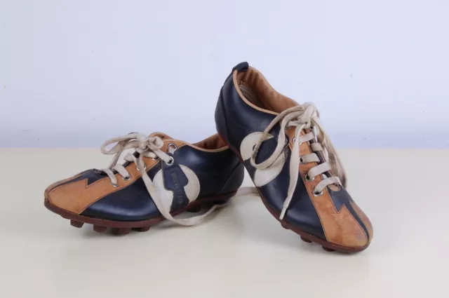 Vecchie scarpe da calcio in pelle 39 Scarpa Brevettata vintage Idea regalo