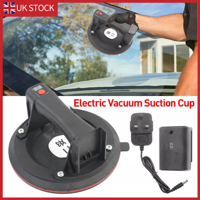 Electric Vacuum Suction Cup Lifter for Wood Paver Drywall Marble Tile 200kg Load