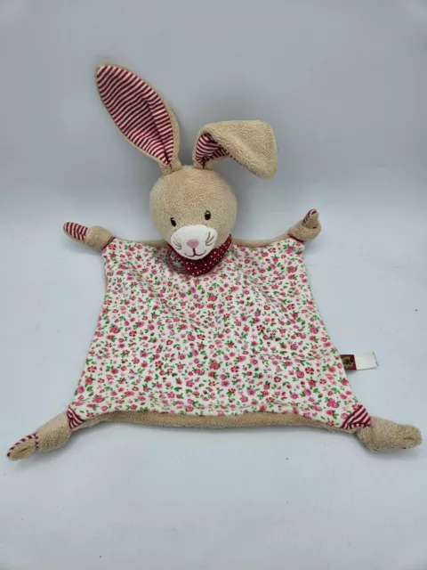 Rosa Braun Hase Häschen Schmusetuch Schnuffeltuch Spiegelburg Baby Glück TOP #14