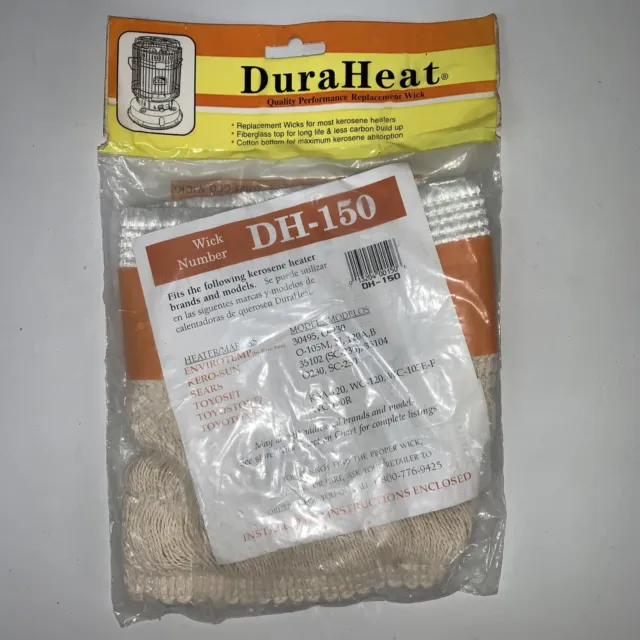 New Old Stock Kerosene Heater Replacement Wick DuraHeat DH-150 Dura Heat