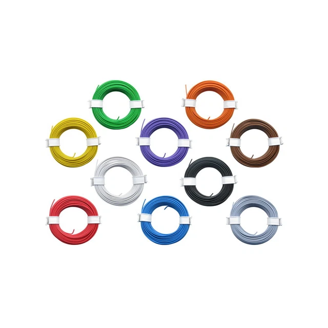 Cable de Liaison Cuivre Étamé Ligne Toron Fil Fils Sonnerie 0,14mm ² 10m