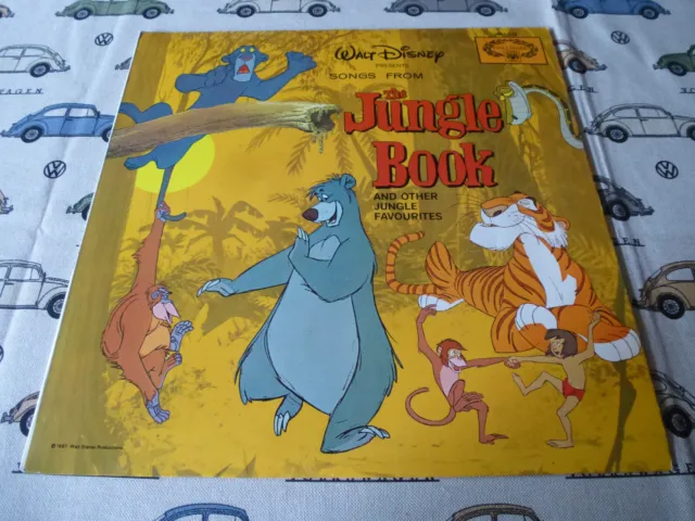 Walt Disney Presents Songs From The Jungle Book Original 1969 Hallmark Vinyl Lp