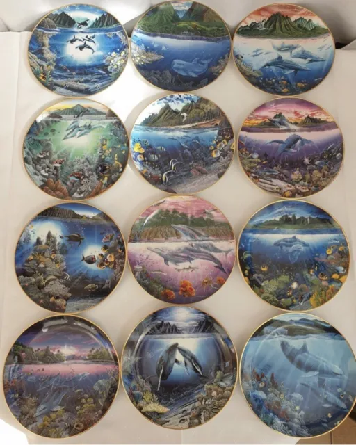 Danbury Mint Underwater Paradise Plates (Excellent condition)