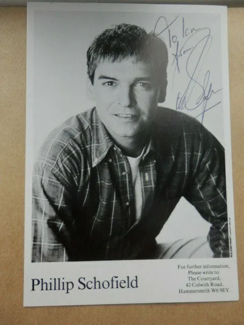 Phillip  Schofield -  Tv Presenter   -- Autographed Photo