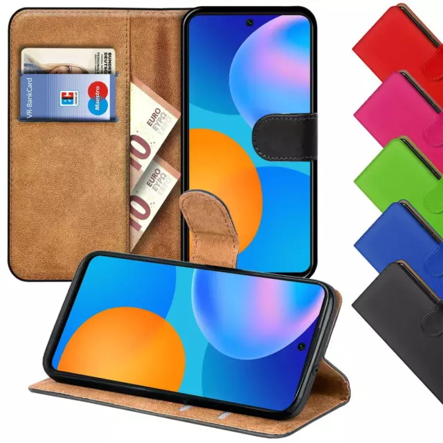 Schutzhülle für Huawei Honor Handy Tasche Slim Flip Case Book Cover Wallet