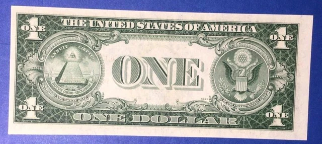 1935G $1 Blue SILVER Certificate Choice Uncirc w/o Motto! X8308! Old US Currency 3