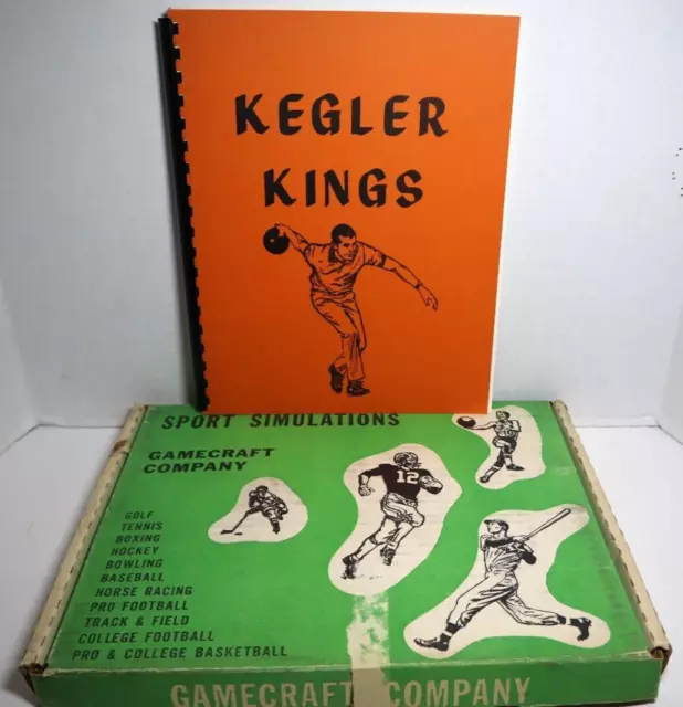 1977 Gamecraft TSG Kegler Kings Bowling Game 2nd Edition Mint in Box Rare