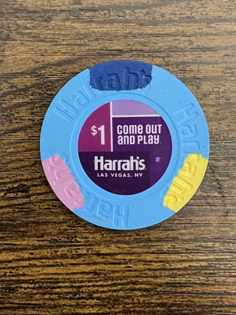 Harrahs Las Vegas $1 Casino Chip