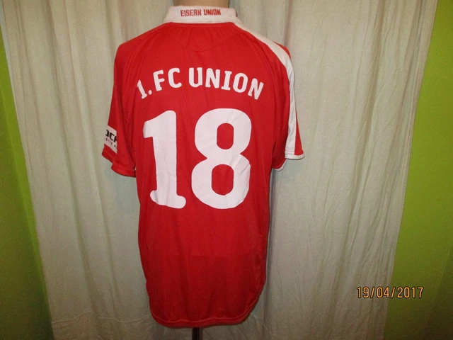 1.FC Union Berlin Original U23 Matchworn Trikot 08/09 "kfzteile24" + Nr.18 Gr.XL