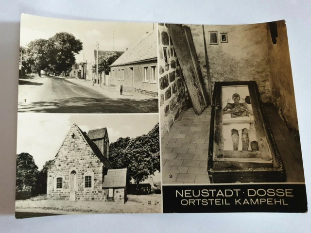 Ansichtskarte AK Neustadt Dosse Ortsteil Kampehl Teilansicht, 700jährige Wehrkir