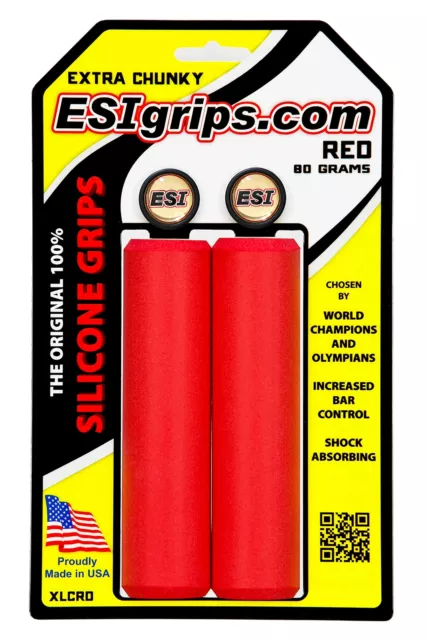 ESI Grips Extra Chunky MTB Grip Red