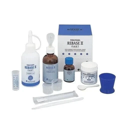TOKUYAMA REBASE II Fast Dental Chairside Hard Denture Reline Material 2