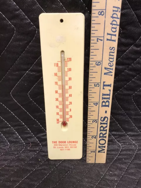 Vintage ADVERTISING THERMOMETER The Door Lounge St Louis Missouri Mansion House