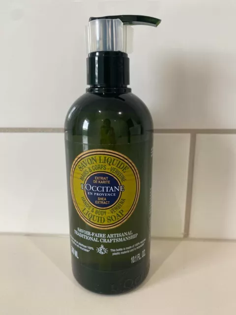 LOccitane Shea Verbena Liquid Soap & Extra Gentle Hand & Body Lotion - Both 300m 2