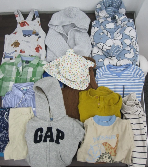 Pacchetto abbigliamento bambini taglia 12-18 mesi pantaloni top 1-1,5 anni