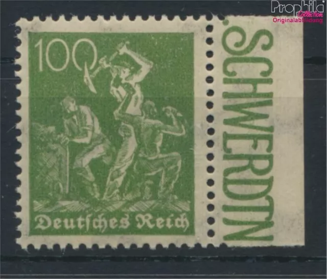 Allemand Empire 187c testés neuf avec gomme originale 1921 ouvriers (9772230