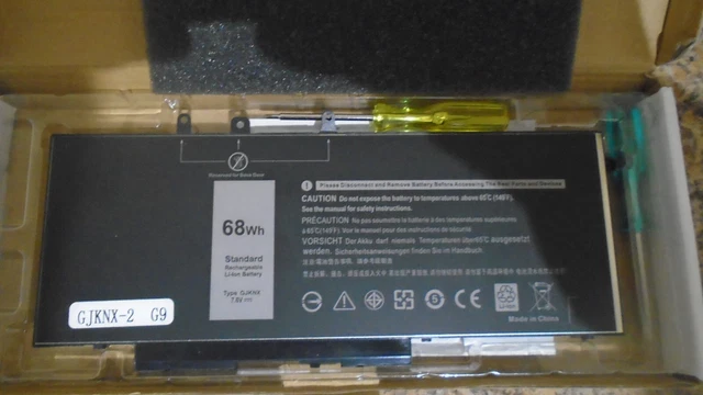 Laptop battery for DELL new never used