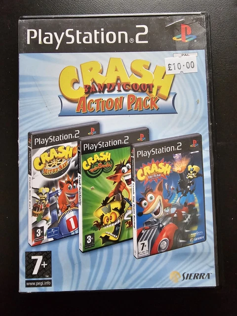 Crash Bandicoot: Action Pack (PS2) [import anglais
