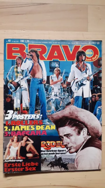 BRAVO Nr.40 vom 22.9.1977 Bay City Rollers, Otto, Baccara, Dead End Kids, ELP...