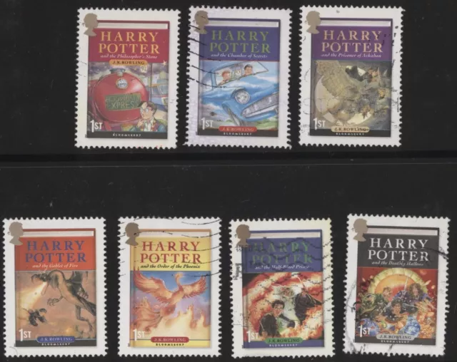 GB 2007 Harry Potter set of 7, fine used