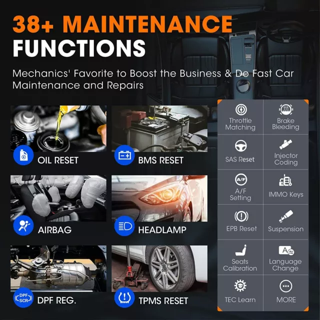 OTOFIX D1 Diagnosis Coche Multimarca OBD2 Escáner codificación ECU Bluetooth 3