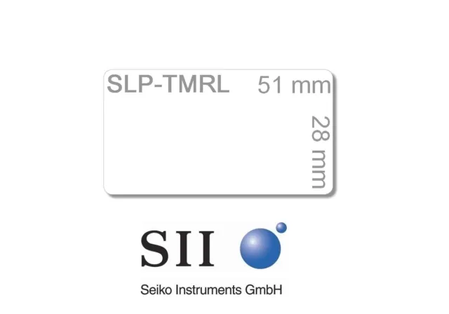 Seiko SLP-TMRL Folienetiketten 28 x 51 mm / 2 Rollen à 220 / reißfest , original