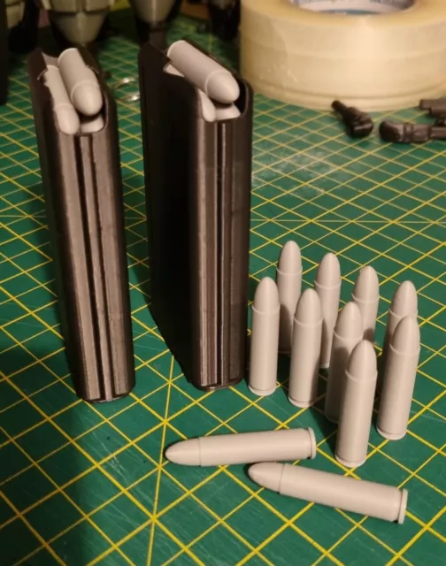 3d Printed Replica lifesize m1 Carbine magazine For Cosplay .Prop reenactment