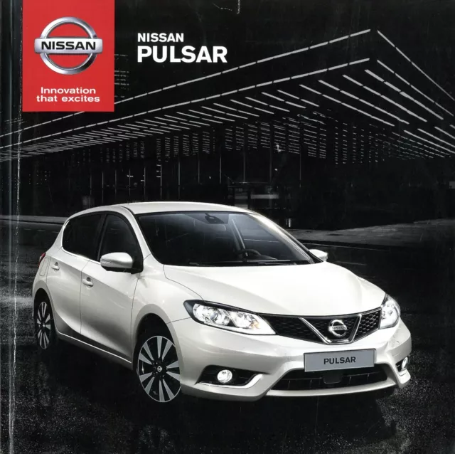 Nissan Pulsar Prospekt 2014 9/14 D brochure catalogue prospectus brosjyre
