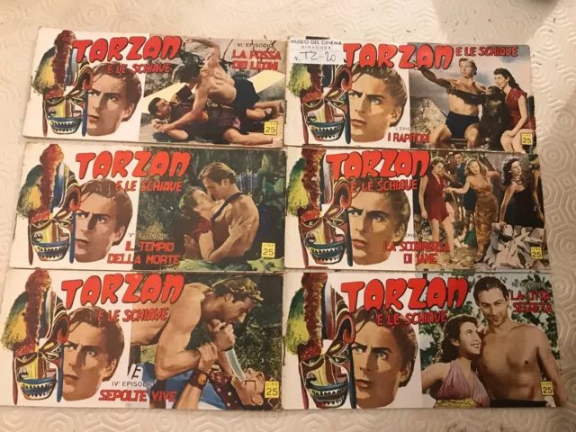 Tarzan e le Schiave Striscia 1952 Vintage Serie Completa RARO