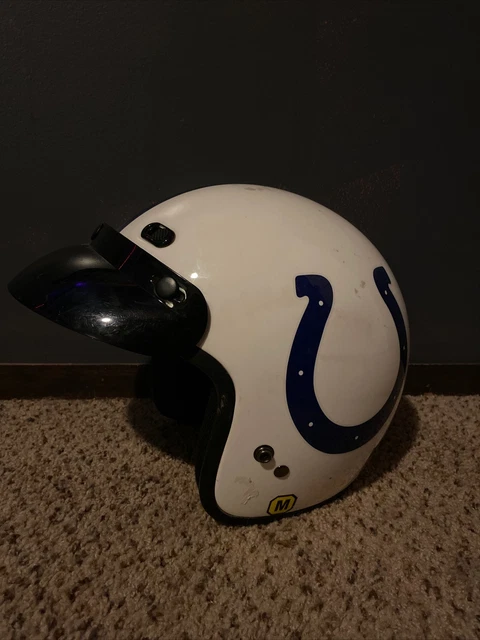 BBH NFL Motorcycle Helmet Indianapolis Colts sz M