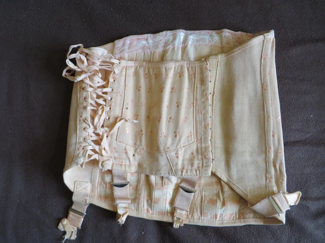 Ensiguemière (guêpière) Vieux Rose Taille 90C - Occasion En Très Bon état, Sans Marque