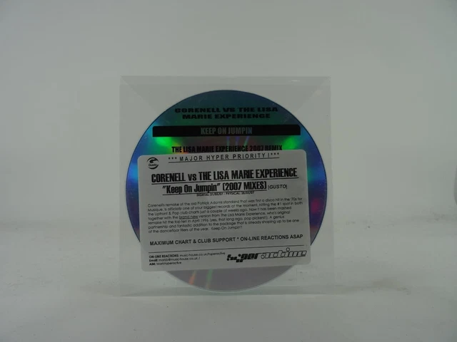CORNELL VS THE LISA MARIE EXPERIENCE KEEP ON JUMPIN A3 2 Track Promo cornell-vs-the-lisa-marie-experience-keep-on-jumpin-a3-2-track-promo
