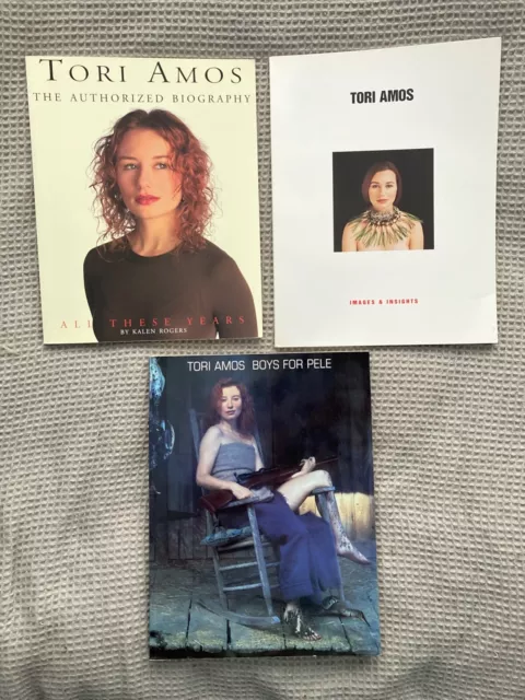 Tori Amos Books (The Authorized Biography/Images & Insights/Boys For Pele Sheet)