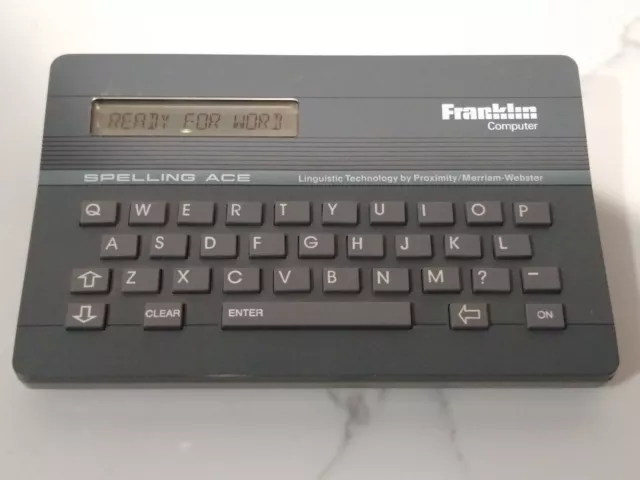 Franklin Computer Spelling Ace SA-98 English Spell Checker