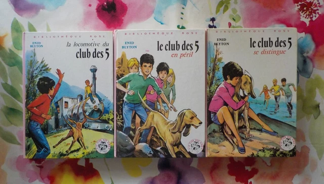 3 LE CLUB Des Cinq Bibliotheque Rose La Locomotive, En Peril, Se