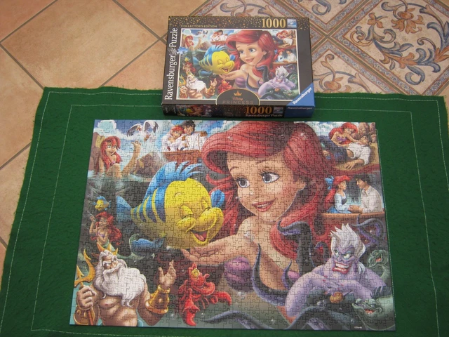 DISNEY PRINCESS THE Little Mermaid 1000 Piece Jigsaw Puzzle By ...